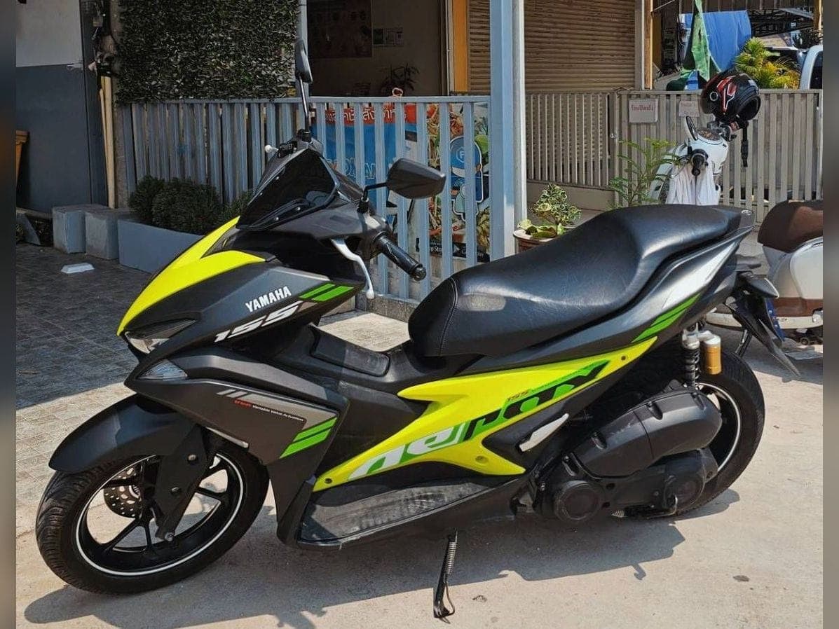 Yamaha Aerox 155 — another one of our bikes