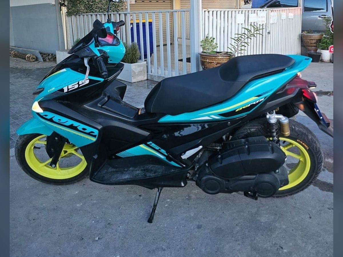 Yamaha Aerox 155 — another one of our bikes
